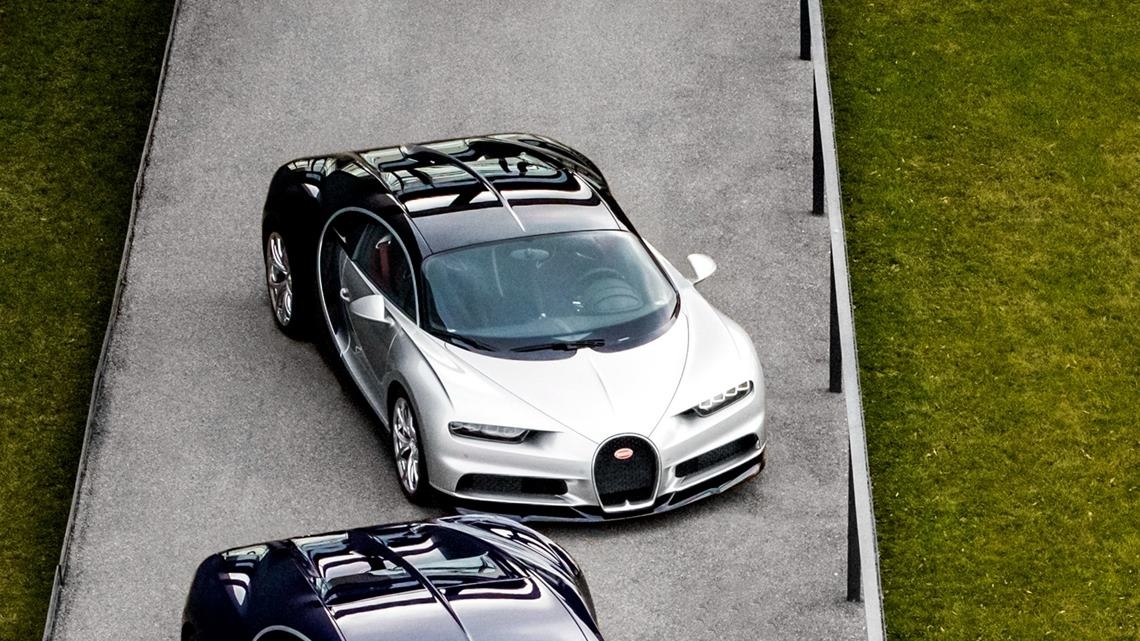 Prueba: estos son los coches de Benzema, este es el Bugatti Chiron del futbolista